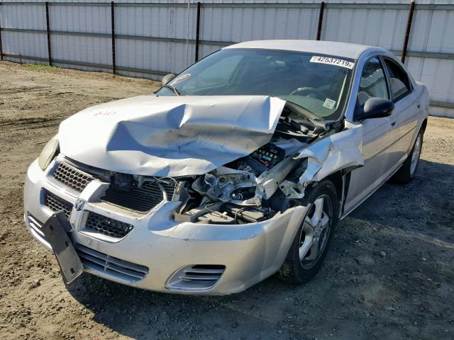 1B3EL46X36N201512 - 2006 DODGE STRATUS SX SILVER photo 2