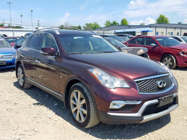 JN1BJ0RRXHM405782 - 2017 INFINITI QX50 BURGUNDY photo 1