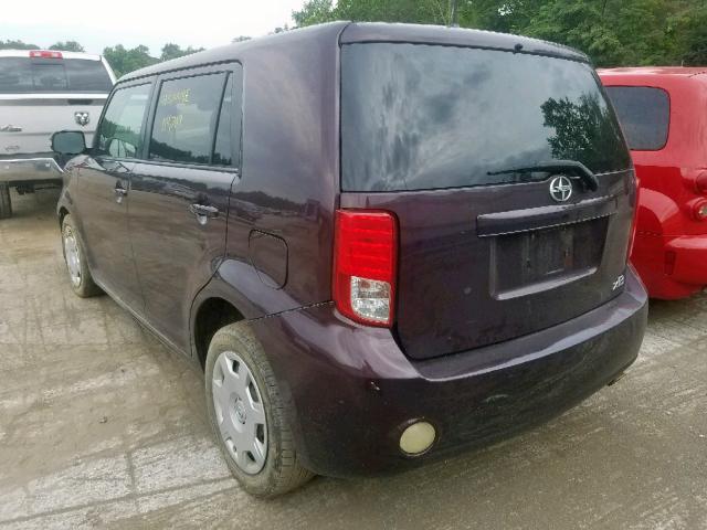 JTLZE4FE1B1120054 - 2011 TOYOTA SCION XB 紫色 照片 3