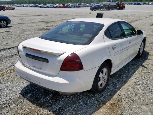 2G2WP552061158773 - 2006 PONTIAC GRAND PRIX WHITE photo 4