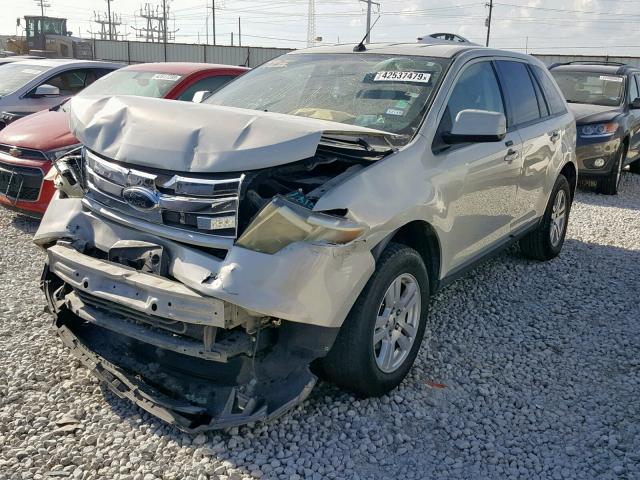 2FMDK38C37BA90664 - 2007 FORD EDGE SEL GRAY photo 2