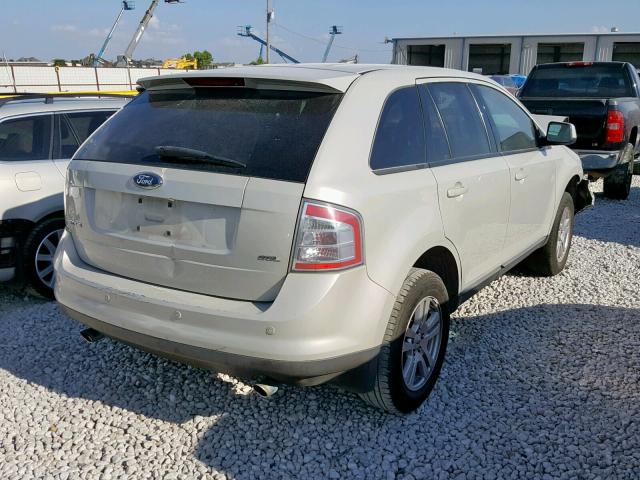 2FMDK38C37BA90664 - 2007 FORD EDGE SEL GRAY photo 4