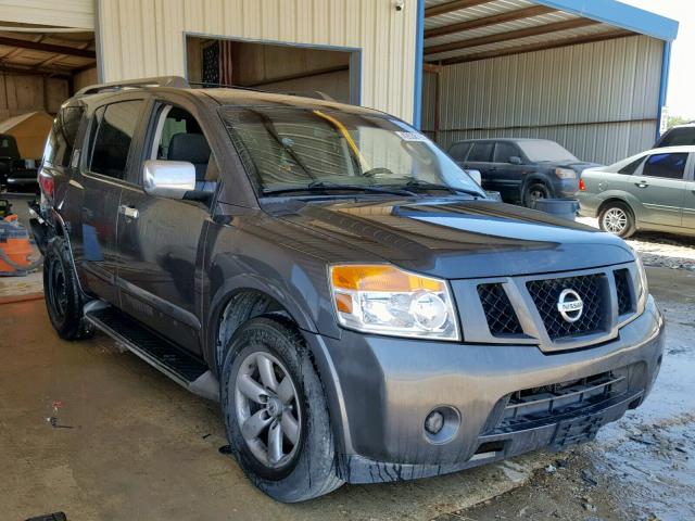 5N1BA0ND1AN610183 - 2010 NISSAN ARMADA SE SILVER photo 1