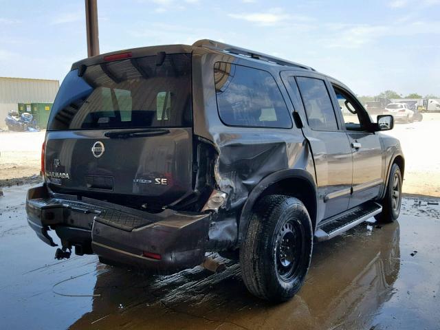 5N1BA0ND1AN610183 - 2010 NISSAN ARMADA SE SILVER photo 4