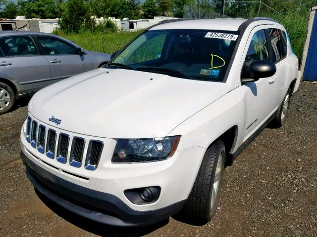1C4NJDBBXGD630944 - 2016 JEEP COMPASS SP თეთრი ფოტო 2