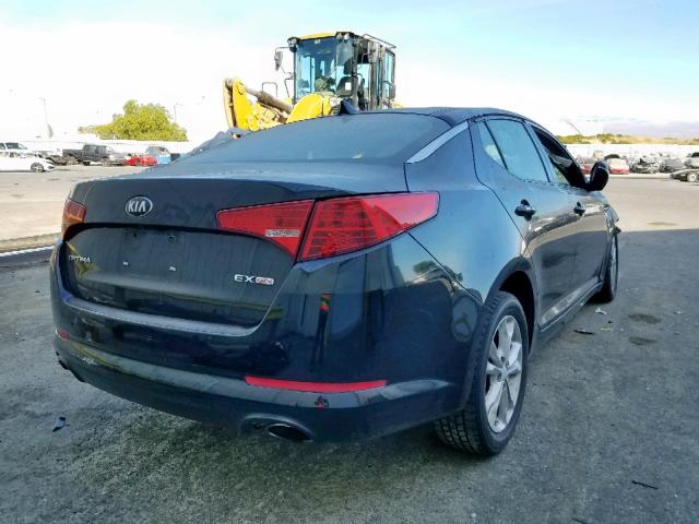 5XXGN4A72DG161358 - 2013 KIA OPTIMA EX BLACK photo 4