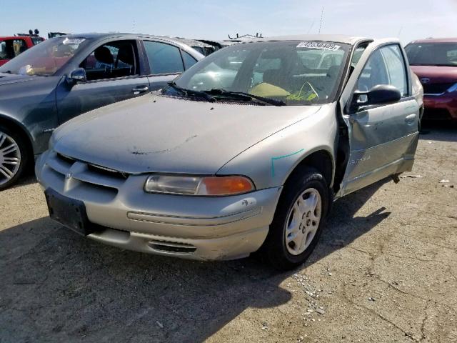 1B3EJ46X7YN142585 - 2000 DODGE STRATUS SE SILVER photo 2