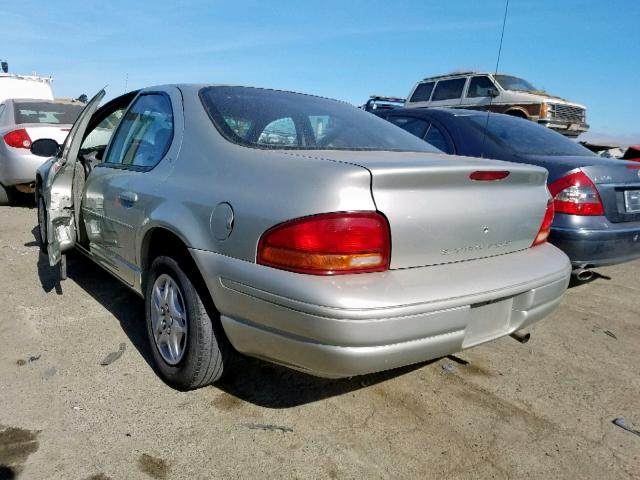 1B3EJ46X7YN142585 - 2000 DODGE STRATUS SE SILVER photo 3