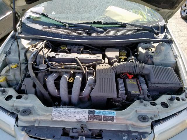 1B3EJ46X7YN142585 - 2000 DODGE STRATUS SE SILVER photo 7