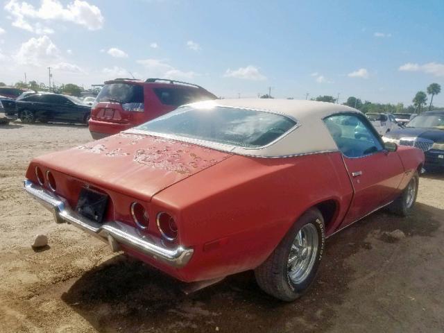 124870N503059 - 1970 CHEVROLET CAMARO RS RED photo 4