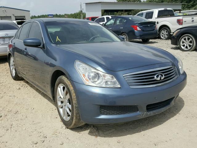 JNKCV61E39M011154 - 2009 INFINITI G37 BASE BLUE photo 1