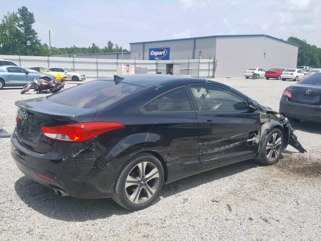 KMHDH6AE8DU019266 - 2013 HYUNDAI ELANTRA CO BLACK photo 4