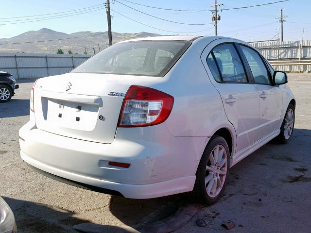 JS2YC415485102465 - 2008 SUZUKI SX4 CONVEN WHITE photo 4