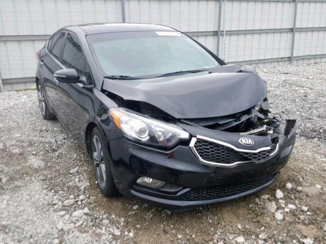 KNAFZ4A8XF5361711 - 2015 KIA FORTE EX BLACK photo 1