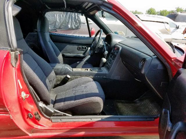 JM1NA3514M1223051 - 1991 MAZDA MX-5 MIATA RED photo 5