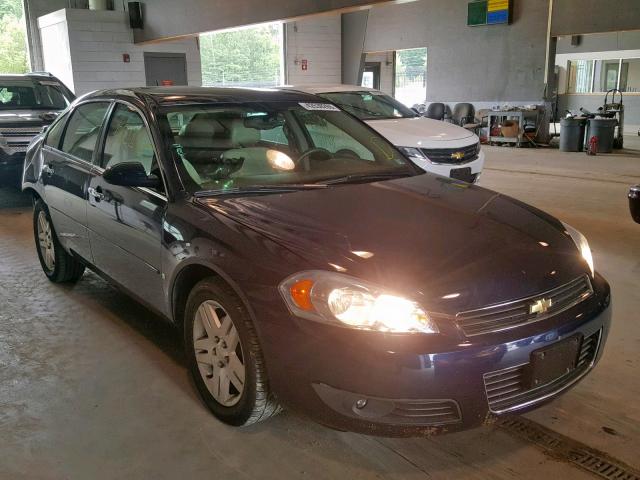 2G1WU58R479278584 - 2007 CHEVROLET IMPALA LTZ BLUE photo 1