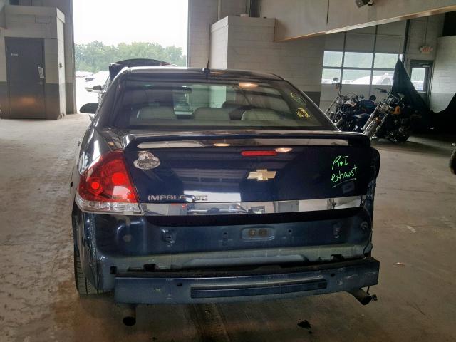 2G1WU58R479278584 - 2007 CHEVROLET IMPALA LTZ BLUE photo 9