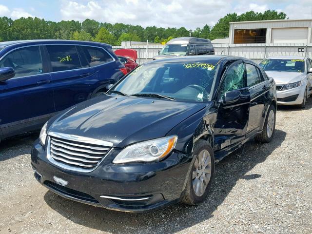 1C3CCBAB9EN211292 - 2014 CHRYSLER 200 LX BLACK photo 2