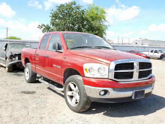 1D7HU18P77S239824 - 2007 DODGE RAM 1500 S RED photo 1