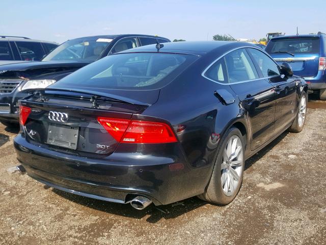 WAUSGBFC3CN006784 - 2012 AUDI A7 PRESTIG BLACK photo 4