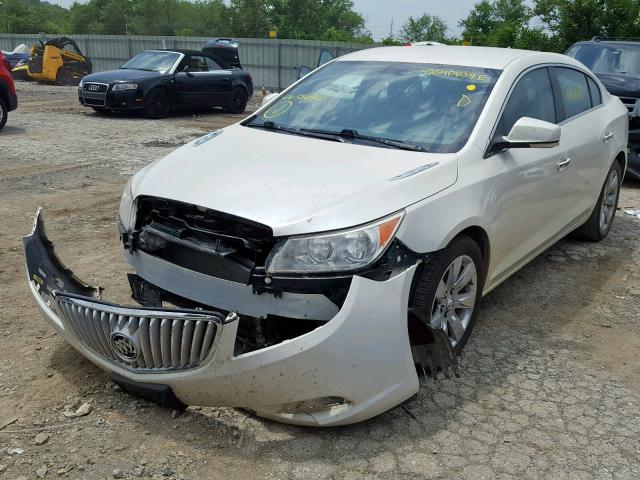 1G4GC5ED5BF380401 - 2011 BUICK LACROSSE C WHITE photo 2