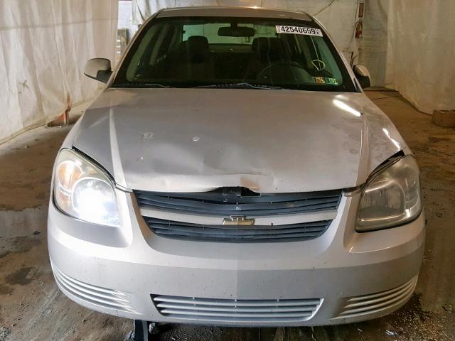 1G1AT58H597204650 - 2009 CHEVROLET COBALT LT GOLD photo 9