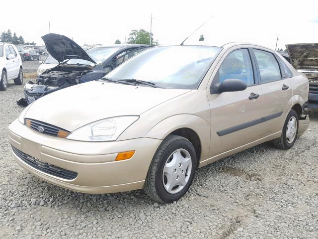 1FAFP33P62W171731 - 2002 FORD FOCUS LX GOLD photo 2