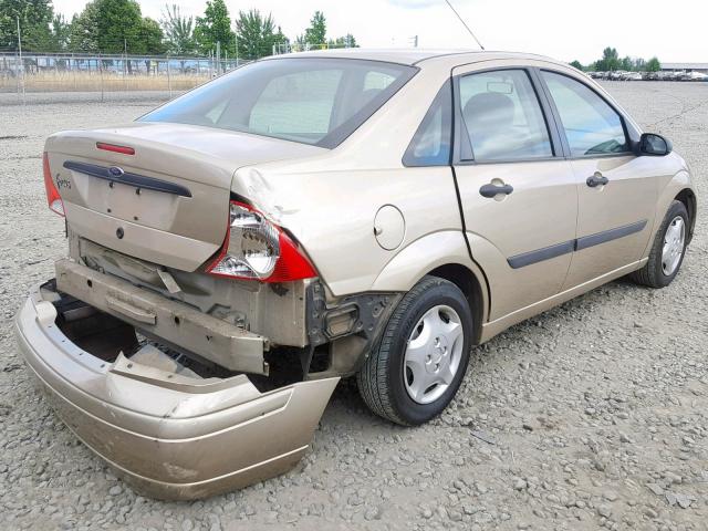 1FAFP33P62W171731 - 2002 FORD FOCUS LX GOLD photo 4