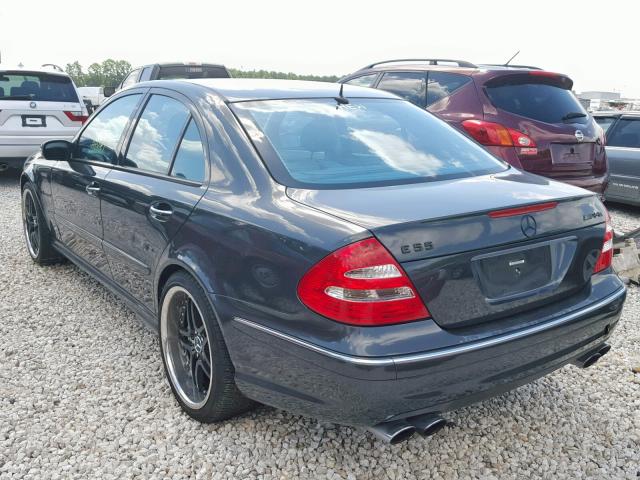 WDBUF76J74A510319 - 2004 MERCEDES-BENZ E 55 AMG CHARCOAL photo 3