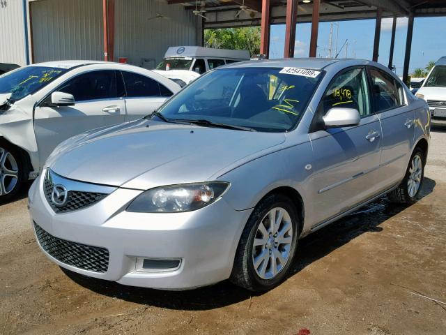 JM1BK32F981799949 - 2008 MAZDA 3 I SILVER photo 2