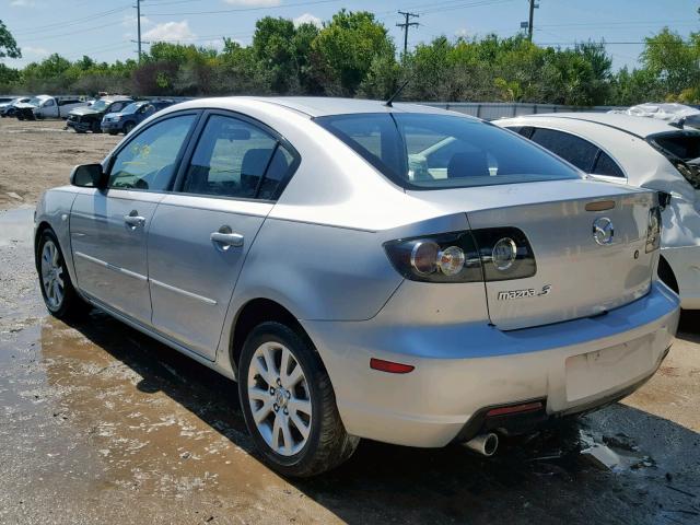 JM1BK32F981799949 - 2008 MAZDA 3 I SILVER photo 3