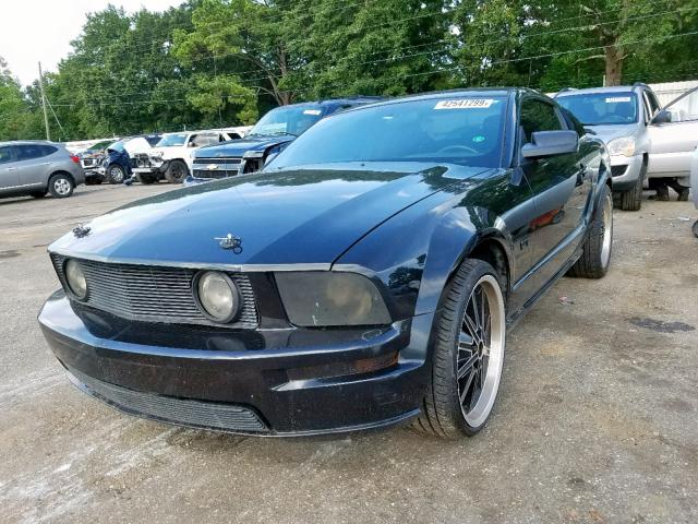 1ZVFT82H265166984 - 2006 FORD MUSTANG GT BLACK photo 2