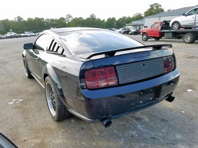1ZVFT82H265166984 - 2006 FORD MUSTANG GT BLACK photo 3