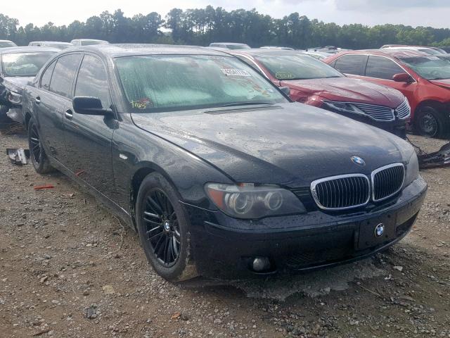 WBAHN83527DT73213 - 2007 BMW 750 BLACK photo 1