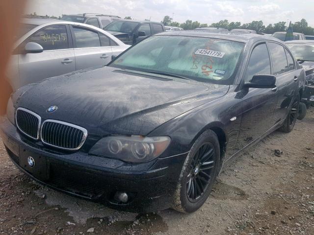 WBAHN83527DT73213 - 2007 BMW 750 BLACK photo 2