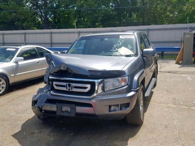 5FPYK165X9B104054 - 2009 HONDA RIDGELINE BLUE photo 2