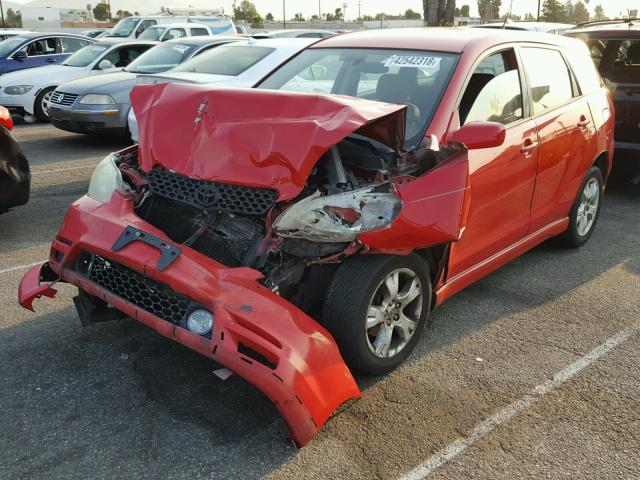 2T1LR32E13C047416 - 2003 TOYOTA COROLLA MA RED photo 2