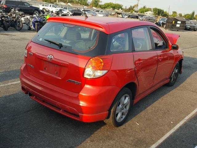 2T1LR32E13C047416 - 2003 TOYOTA COROLLA MA RED photo 4