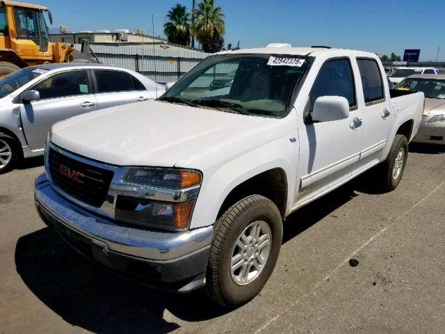 1GTH6MFP1C8132025 - 2012 GMC CANYON SLE WHITE photo 2