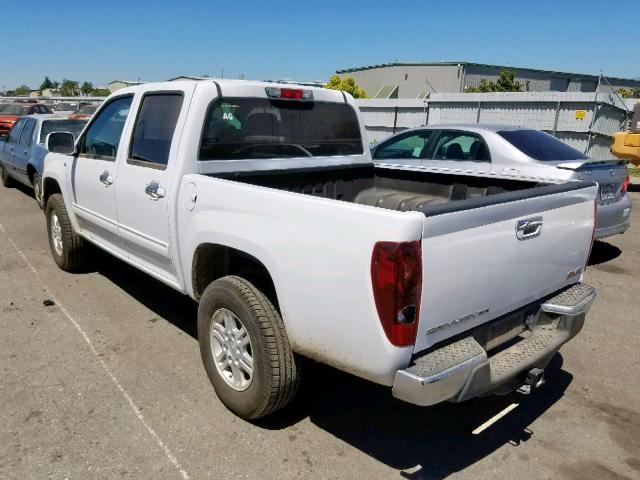 1GTH6MFP1C8132025 - 2012 GMC CANYON SLE WHITE photo 3