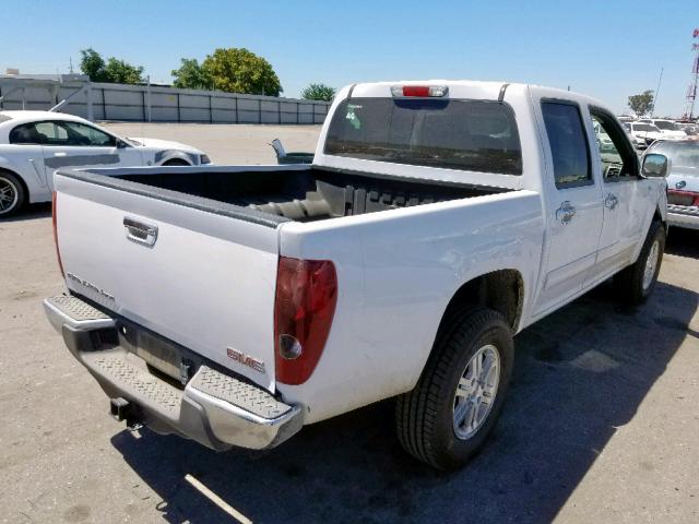 1GTH6MFP1C8132025 - 2012 GMC CANYON SLE WHITE photo 4