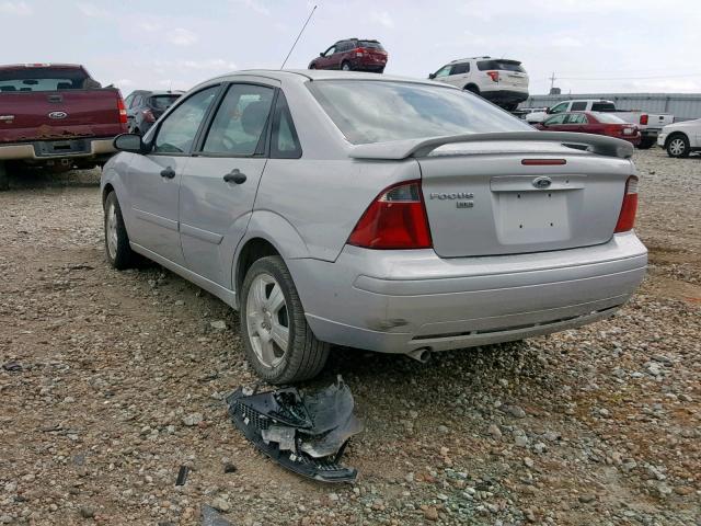 1FAFP34N47W344859 - 2007 FORD FOCUS ZX4 SILVER photo 3