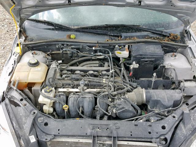 1FAFP34N47W344859 - 2007 FORD FOCUS ZX4 SILVER photo 7