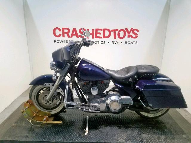 1HD1DBL13FY500753 - 1985 HARLEY-DAVIDSON FLT CLASSI BLUE photo 3