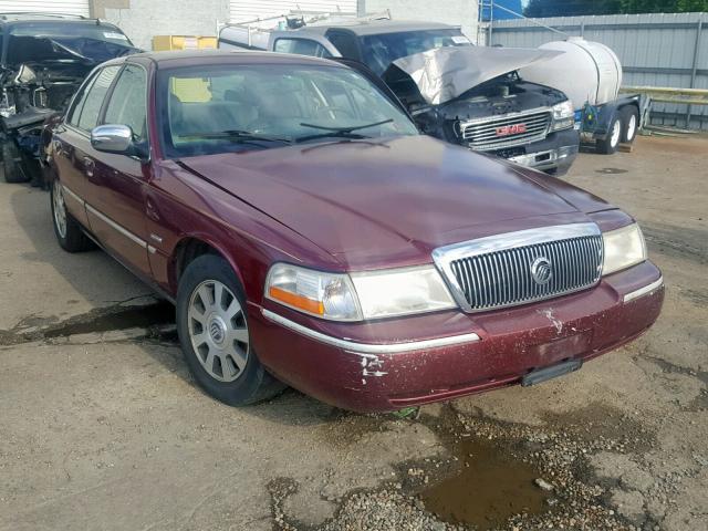 2MEHM75W94X622342 - 2004 MERCURY GRAND MARQ MAROON photo 1