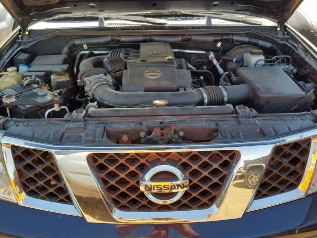 5N1AR18U57C639485 - 2007 NISSAN PATHFINDER BLUE photo 7