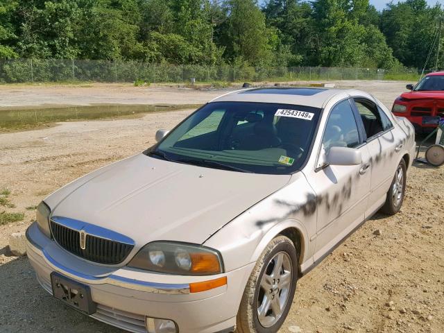 1LNHM87A92Y622407 - 2002 LINCOLN LS GOLD photo 2