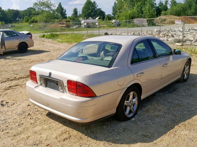 1LNHM87A92Y622407 - 2002 LINCOLN LS GOLD photo 4