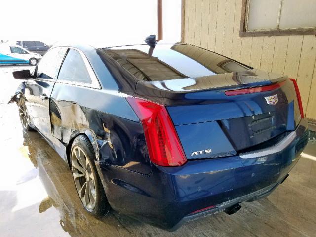 1G6AE1RX0F0109758 - 2015 CADILLAC ATS PREMIU BLUE photo 3