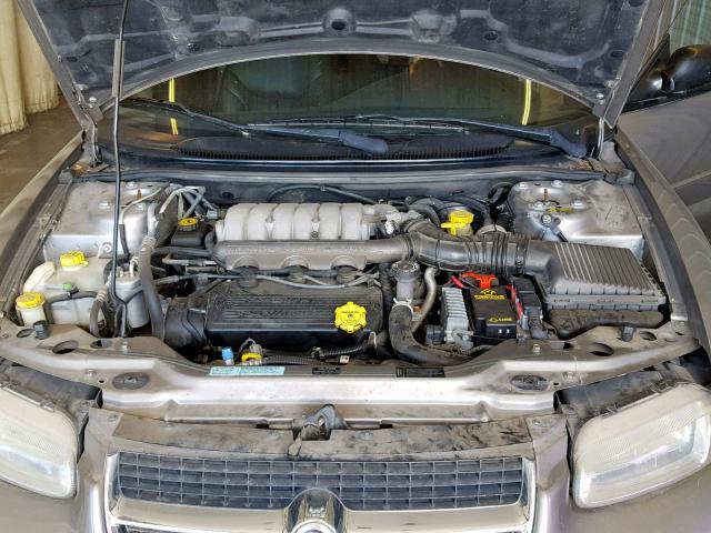 3C3EL55H1WT317648 - 1998 CHRYSLER SEBRING JX GRAY photo 7